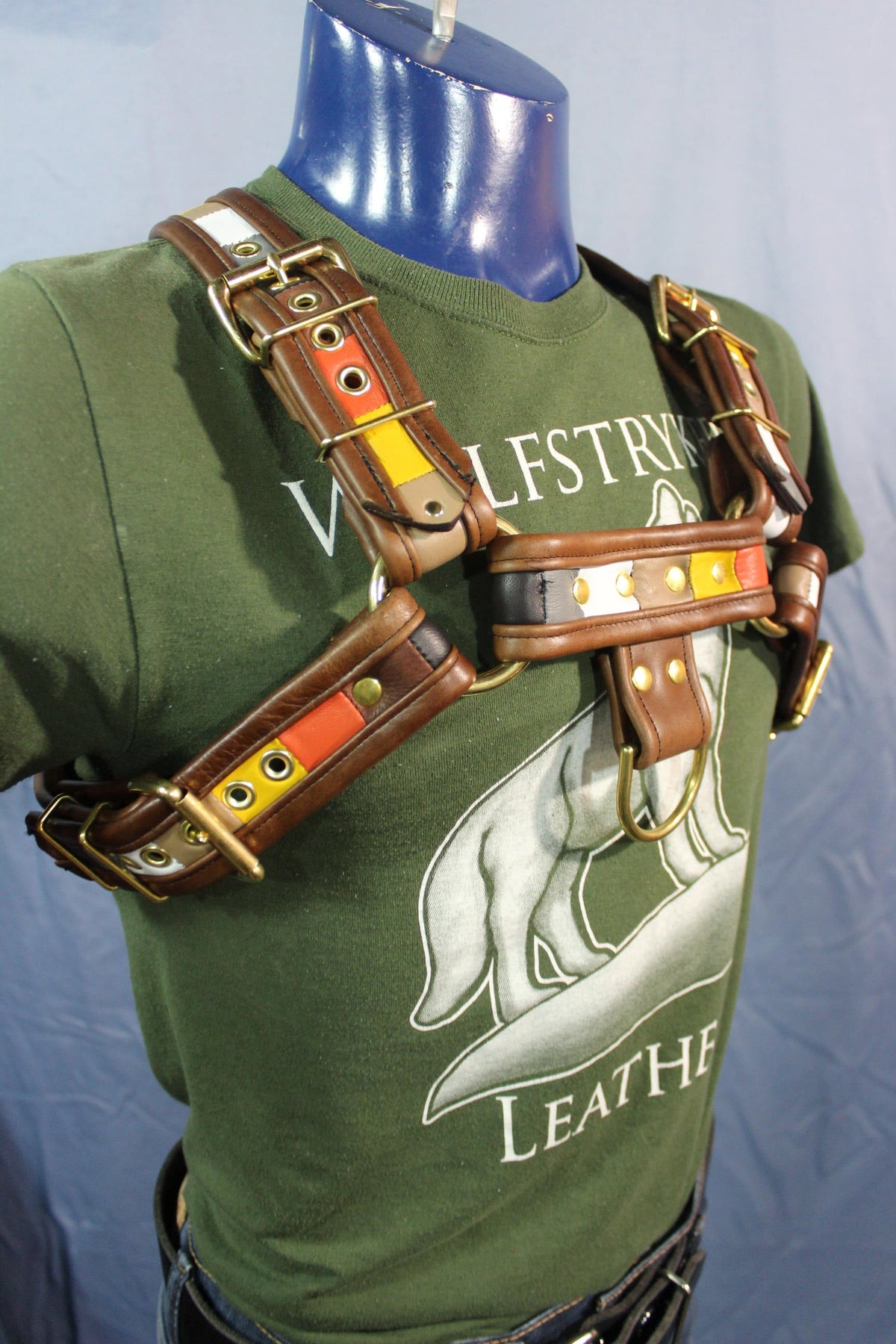 Our Bear Pride Bulldog Harness - view 4