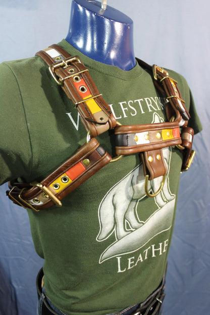 Our Bear Pride Bulldog Harness - view 4