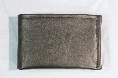Classic Black Leather Wallet with removable ID flap - view 5