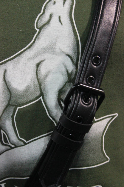 Back to Basics - Soft Black Leather Sam Browne Belt - view 2