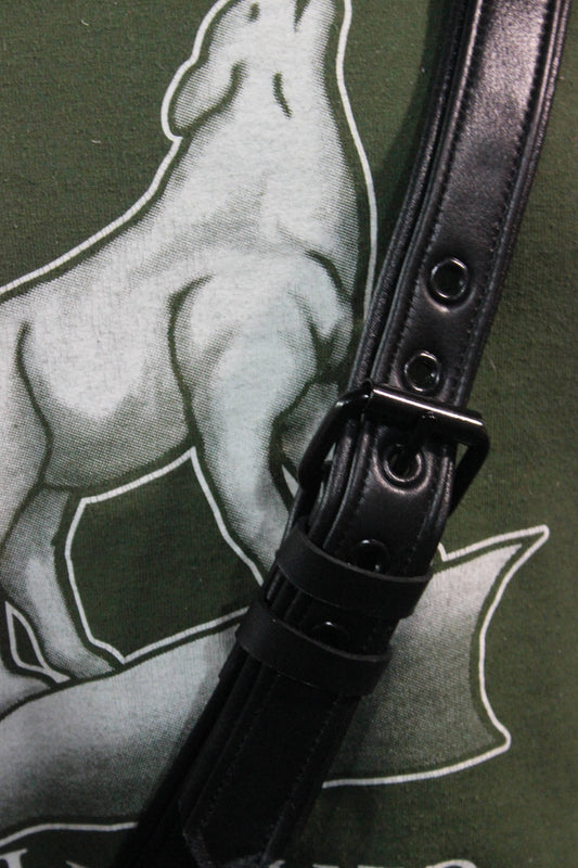 Back to Basics - Soft Black Leather Sam Browne Belt - view 2