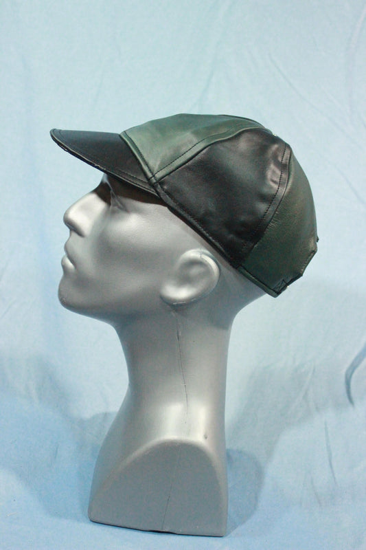 Two Tone Short Brim Boy Cap - front view