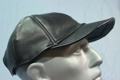 Leather Baseball Cap - view 2