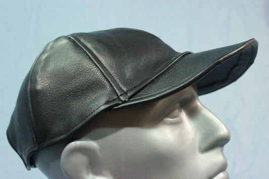 Leather Baseball Cap - view 2
