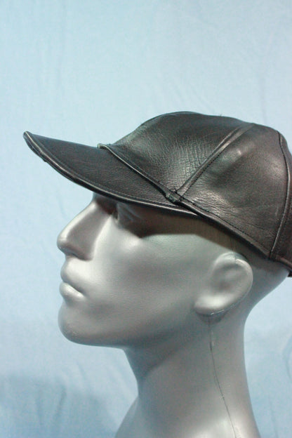 Leather Baseball Cap - view 4