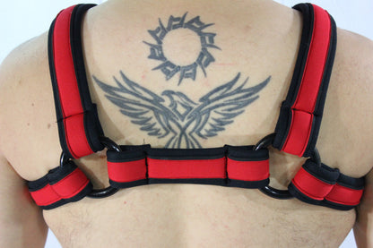 Pupskinz Custom Two Toned Neoprene Bulldog Harness - view 3