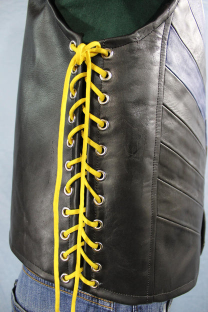 Chevron Pride Flag Leather Vests - view 4