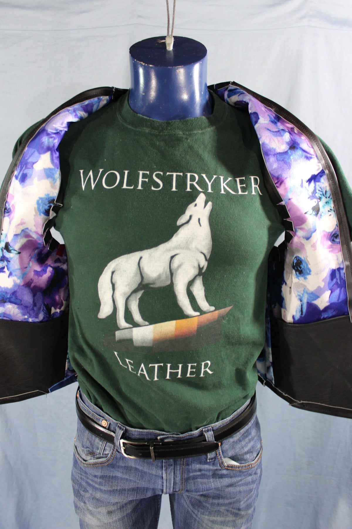 Hand Made Leather\Bi Pride Vest - view 3