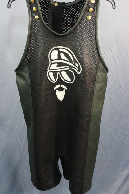 Sir Tom Matt's Collection - Custom Logo'd Wrestling Singlet - front view