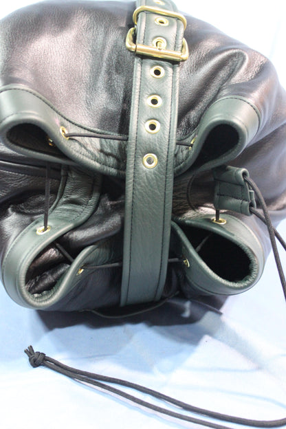 Leather Canister Duffel Bag - view 6
