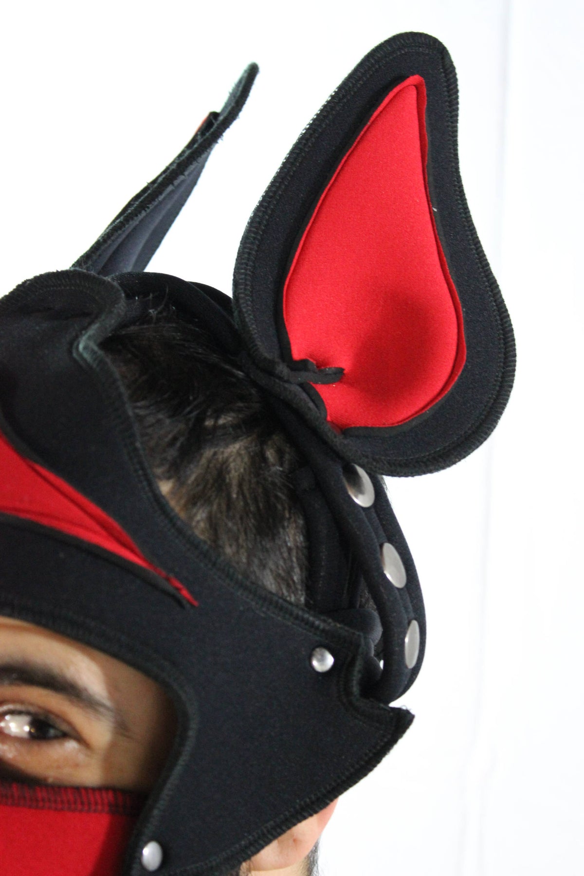 Pupskinz Custom Two Toned Neoprene Husky Hood - view 3
