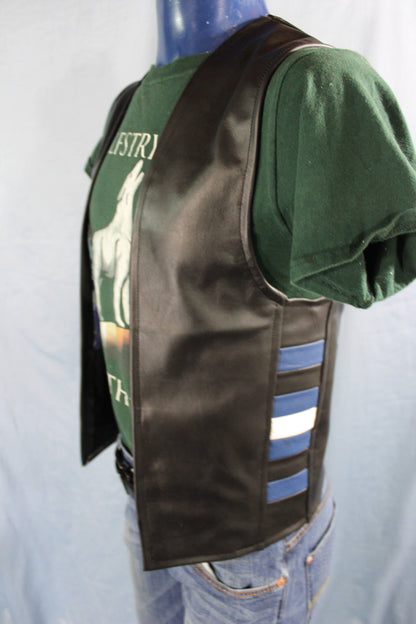 Hand Made Leather\Bi Pride Vest - view 4