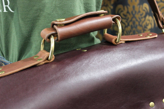 PACKMASTER - Plum Pull-Up Messenger Bag *Limited Edition* - view 2