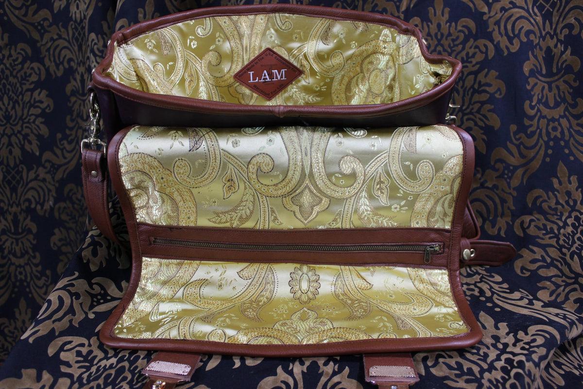 PACKMASTER - Plum Pull-Up Messenger Bag *Limited Edition* - view 3