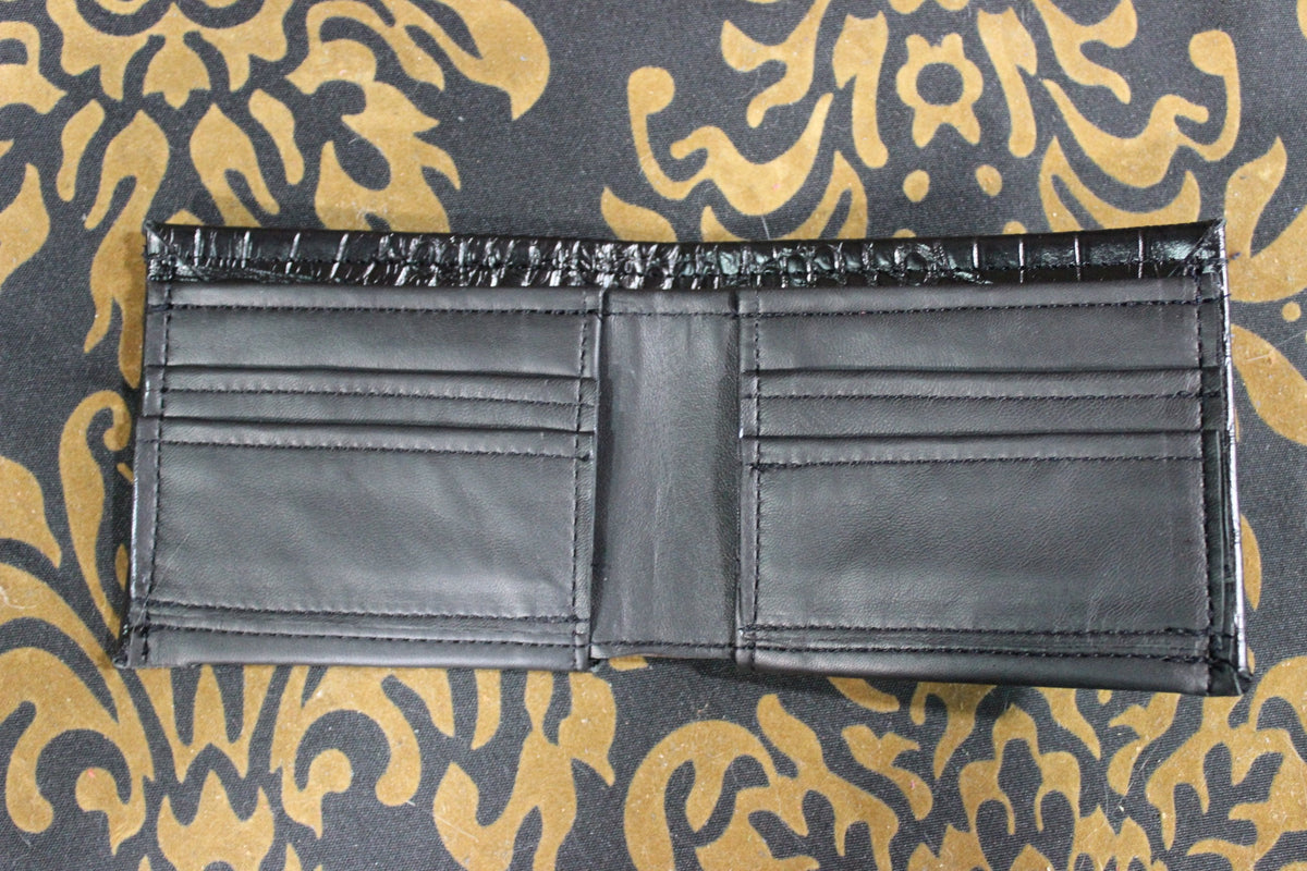 Slimline Crocodile Print Wallet - view 4