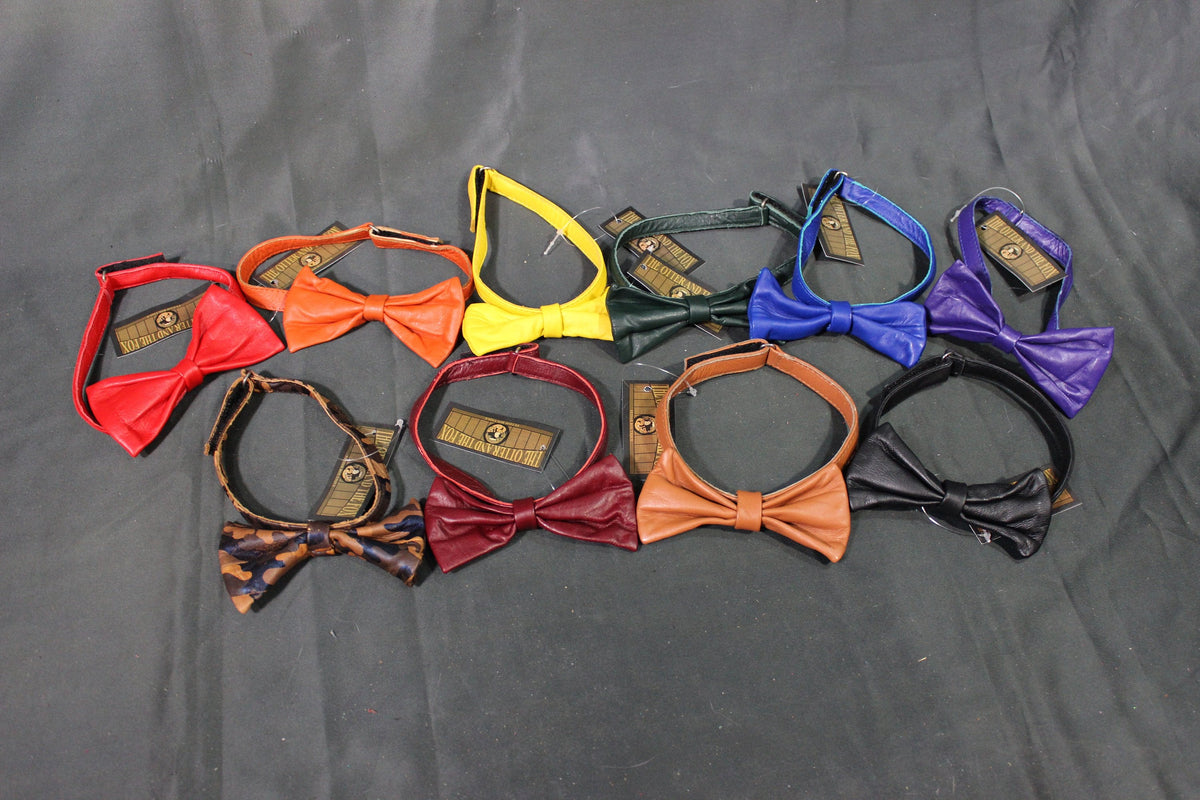Gen-1 Leather Bowties by The Otter and The Fox - view 3