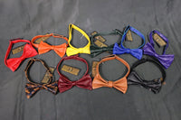 Gen-1 Leather Bowties by The Otter and The Fox - front view
