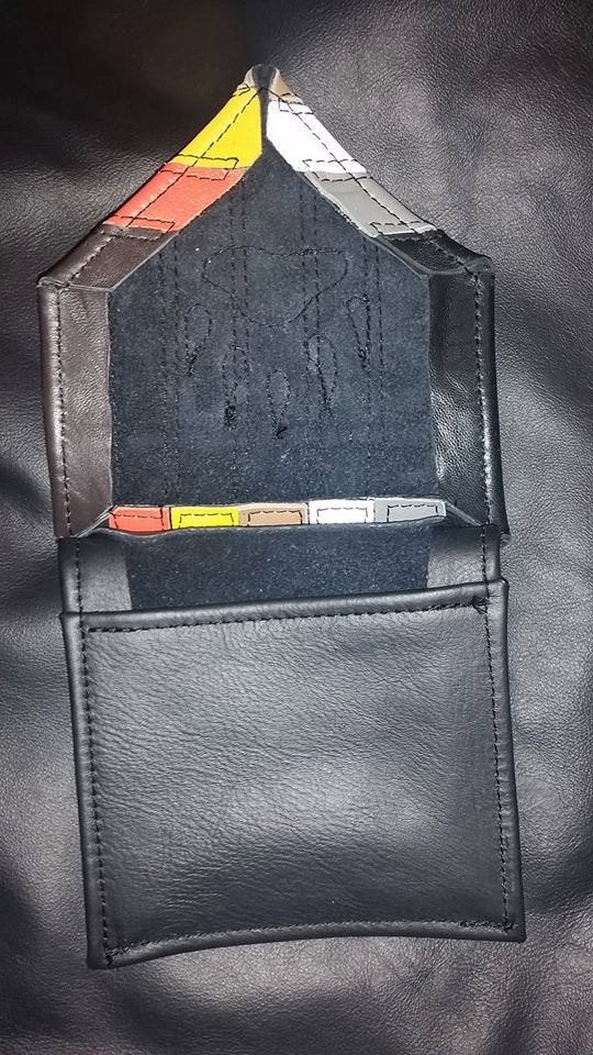 Bear Pride Leather Pocket Flag - view 5