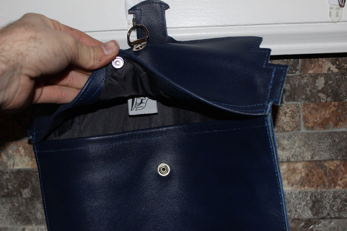 Leather Tardis Stocking - HUGE, Handmade! - view 4