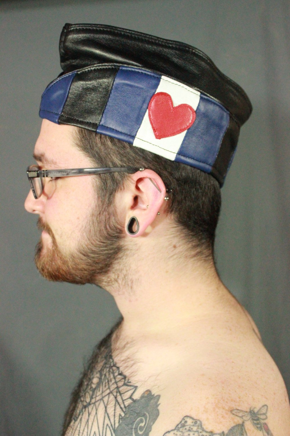 Leather Pride Leather Garrison Cap - view 4