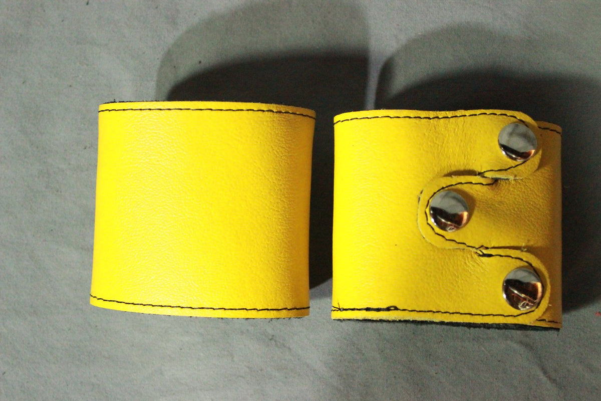 SPECIAL DEAL! Buy two tri-point YELLOW cuffs and save! - view 3