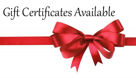 Gift Certificates! - front view