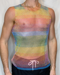 CTS Rainbow Diamond Mesh Tank