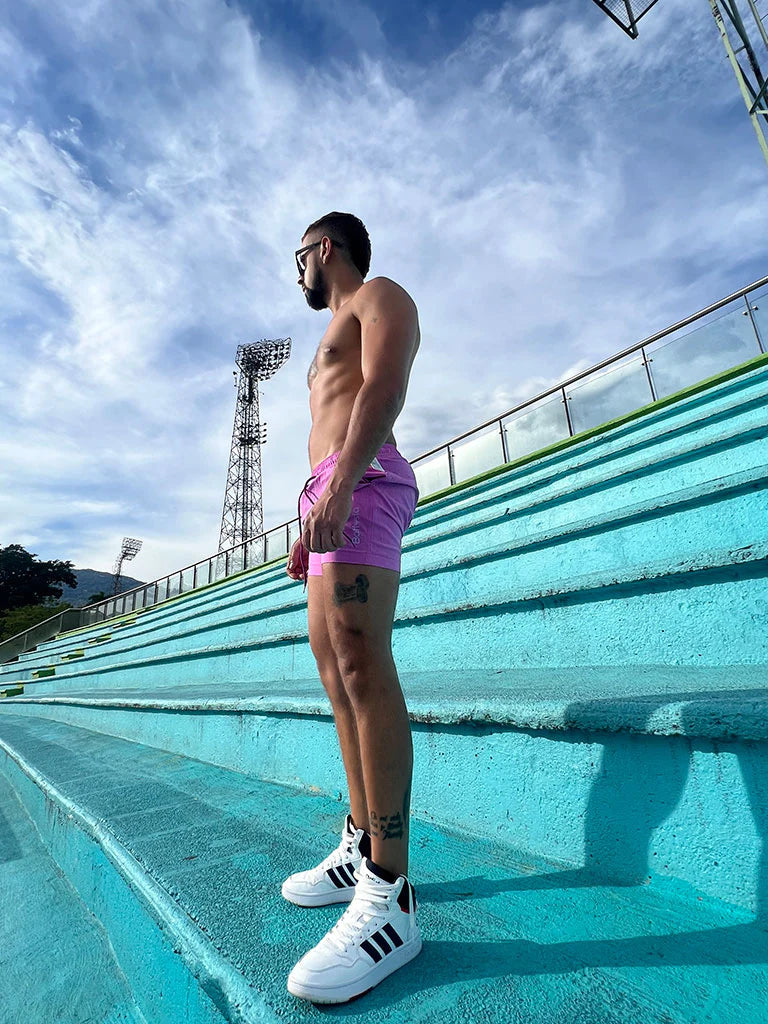 Lilac Shorts | MEN SHORTS | BATTYSTA | OUTFAIR | OUTFAIR
