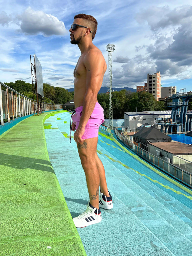 Lilac Shorts | MEN SHORTS | BATTYSTA | OUTFAIR | OUTFAIR