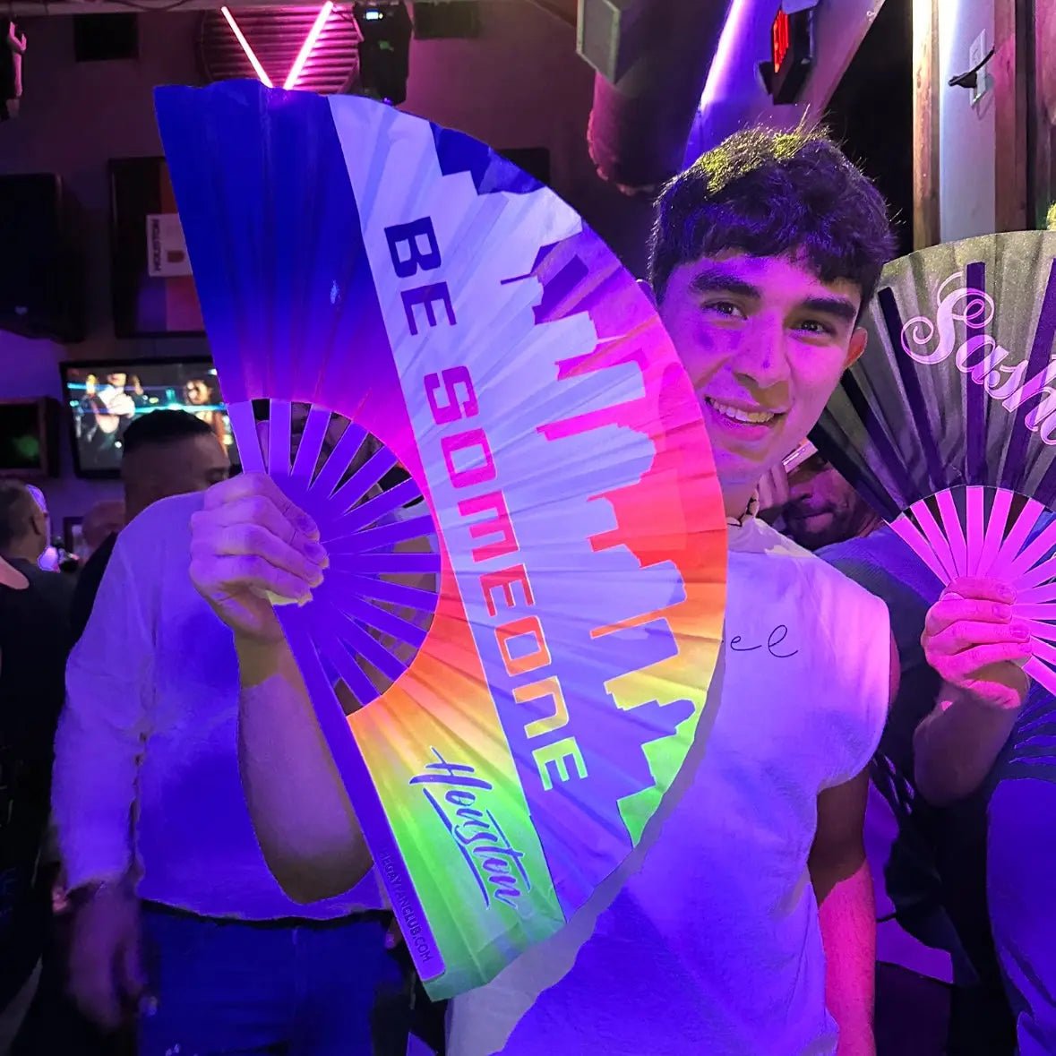 Be Someone Houston Pride Clack Fan