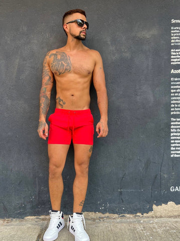 Red Apple Shorts | MEN SHORTS | BATTYSTA | OUTFAIR | OUTFAIR