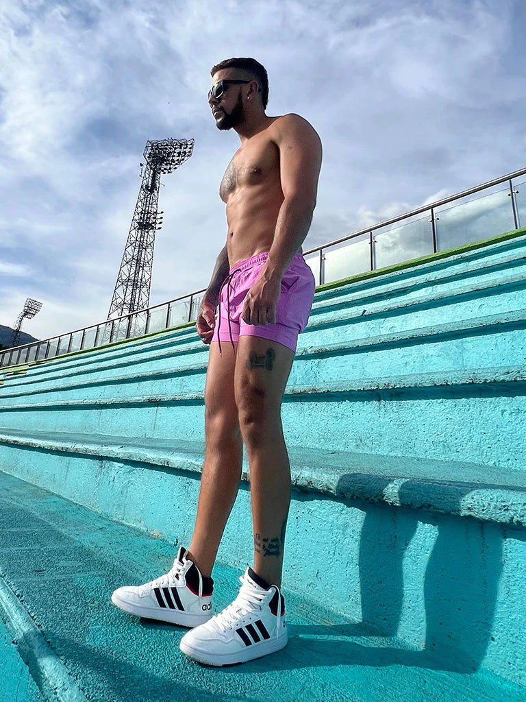 Lilac Shorts | MEN SHORTS | BATTYSTA | OUTFAIR | OUTFAIR