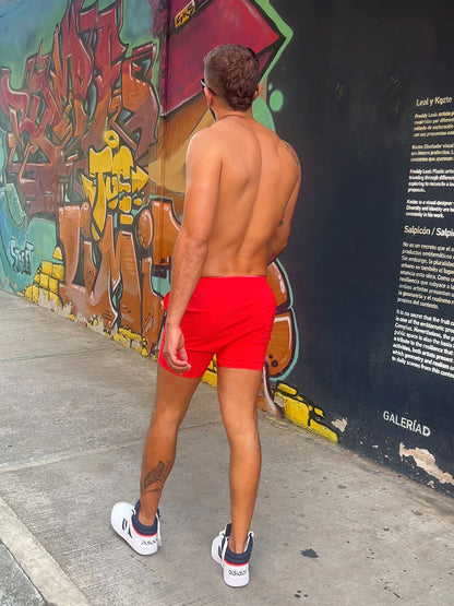 Red Apple Shorts | MEN SHORTS | BATTYSTA | OUTFAIR | OUTFAIR