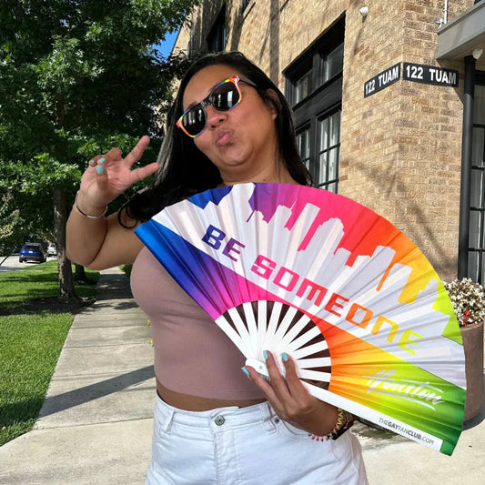 Be Someone Houston Pride Clack Fan