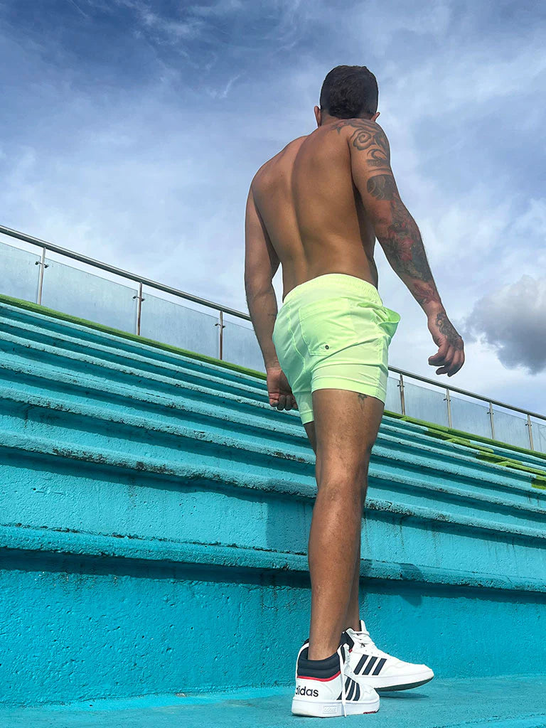 Battysta Lime Shorts | MEN SHORTS | BATTYSTA | OUTFAIR | OUTFAIR