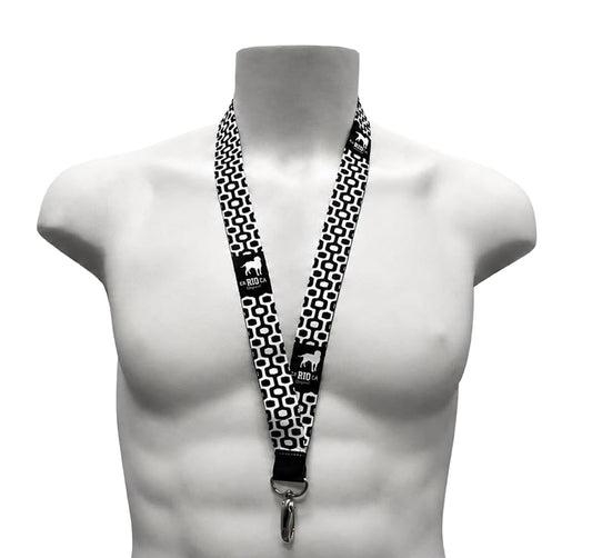 CA-RIO-CA LANYARD Black, Blue, Red And White - Key Holder