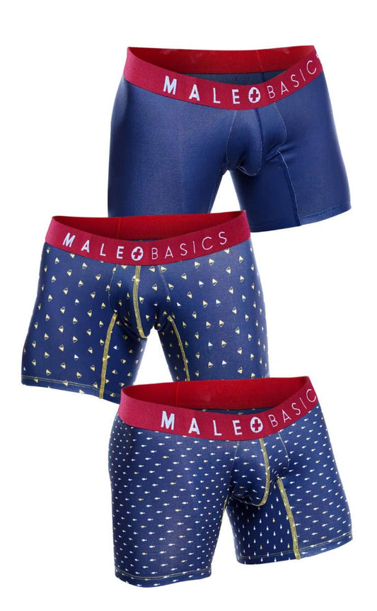 MaleBasics 3-Pack Boxer Brief Marine | MEN Boxer Brief | Malebasics | OUTFAIR | OUTFAIR