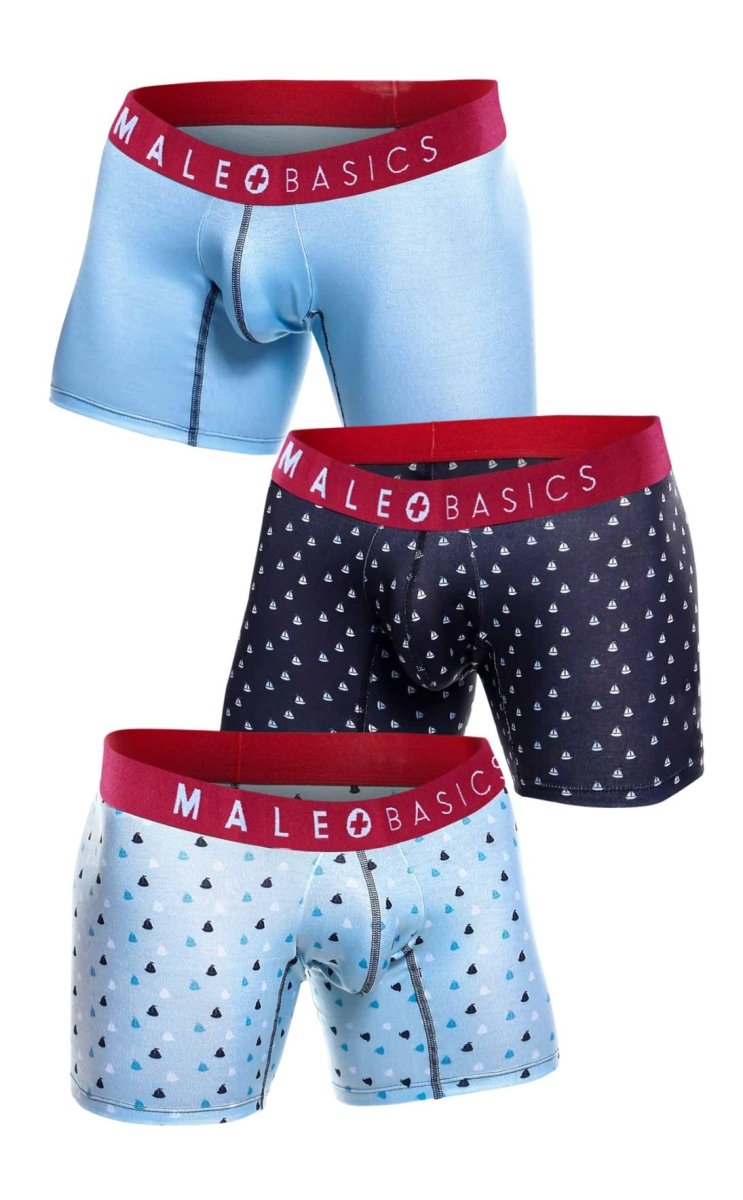 MaleBasics 3-Pack Boxer Brief Boats | MEN Boxer Brief | Malebasics | OUTFAIR | OUTFAIR