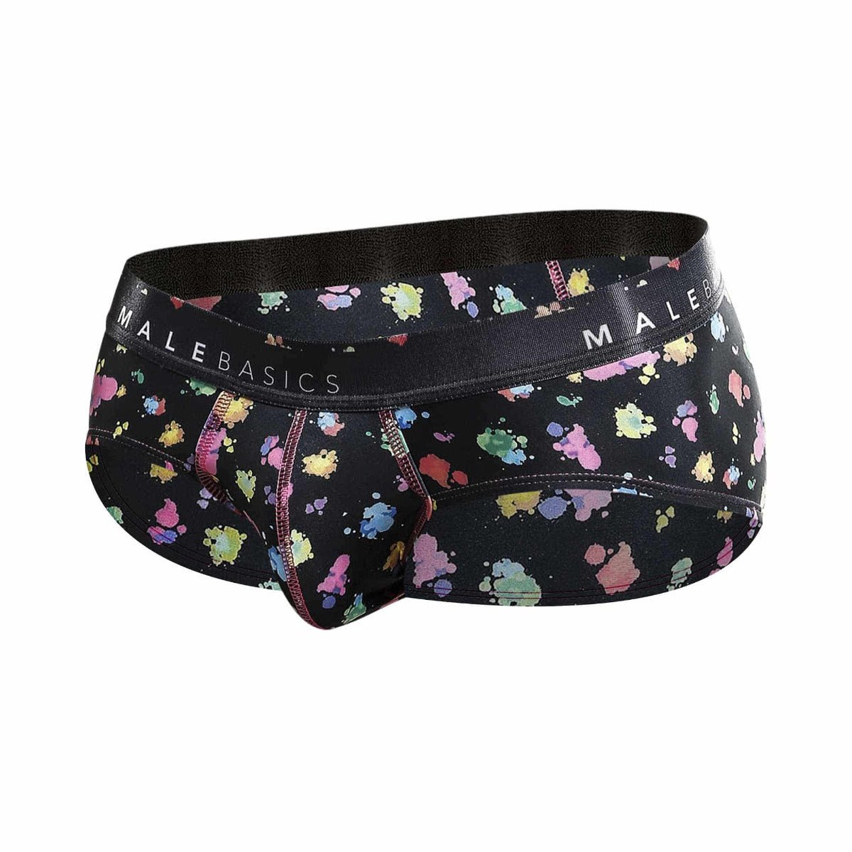Malebasics New Hipster Brief Black Splash | MEN Brief | Malebasics | OUTFAIR | OUTFAIR