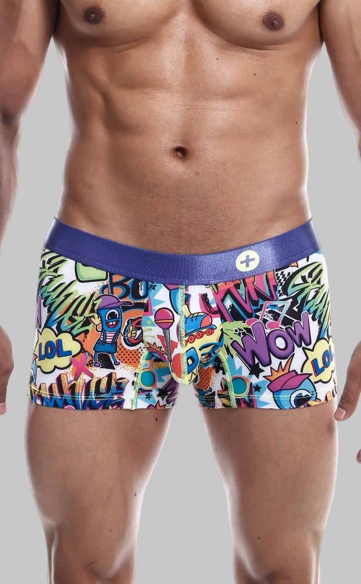 MaleBasics Trunk Hipster Comics | MEN Trunk | Malebasics | OUTFAIR | OUTFAIR