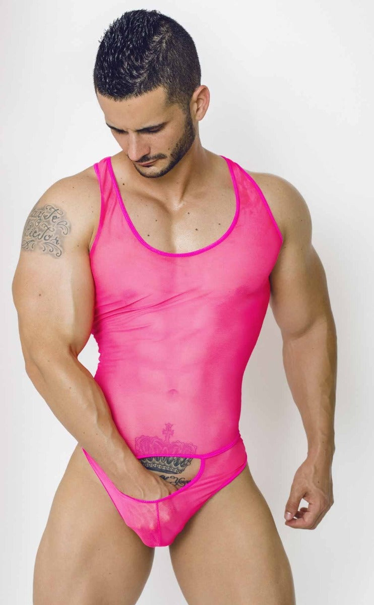 MOB Men's Sexy All Over Sheer Body