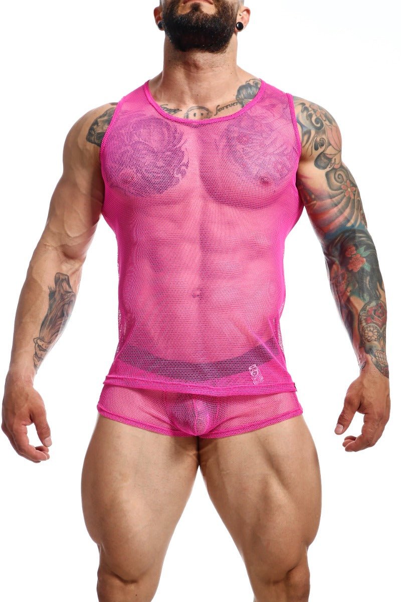 MOB Fishnet Boxer HotPink Final Sale | MEN Trunk | Malebasics | OUTFAIR | OUTFAIR