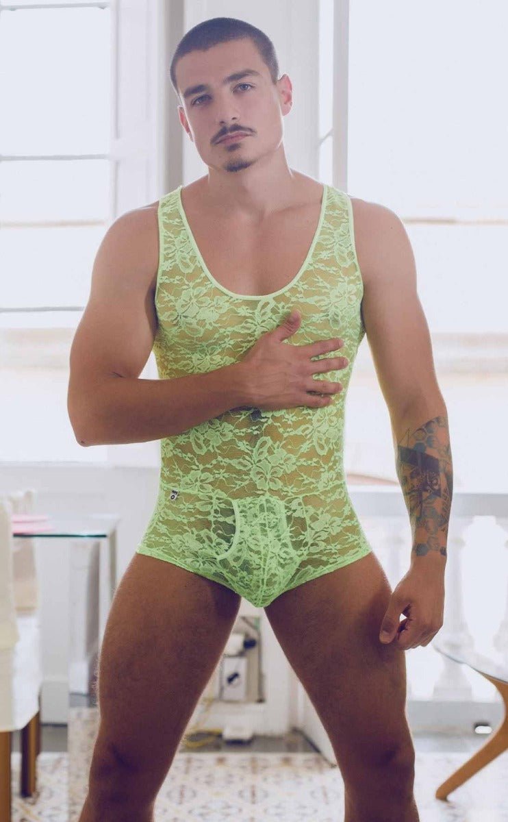 MOB Men's Lace Bodysuit Final Sale | MEN Bodysuit | Malebasics | OUTFAIR | OUTFAIR