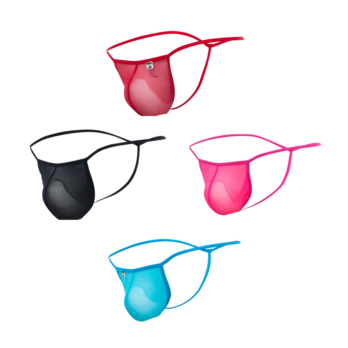 MOB Men's Sheer T Back Thong