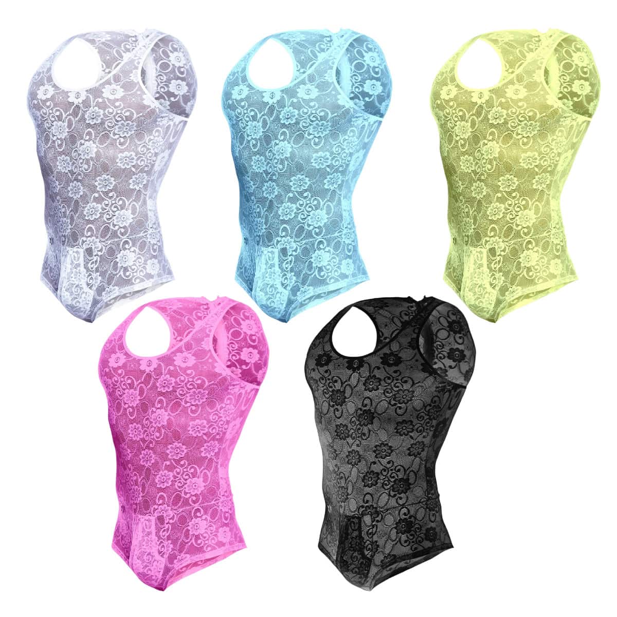 MOB Men's Lace Bodysuit