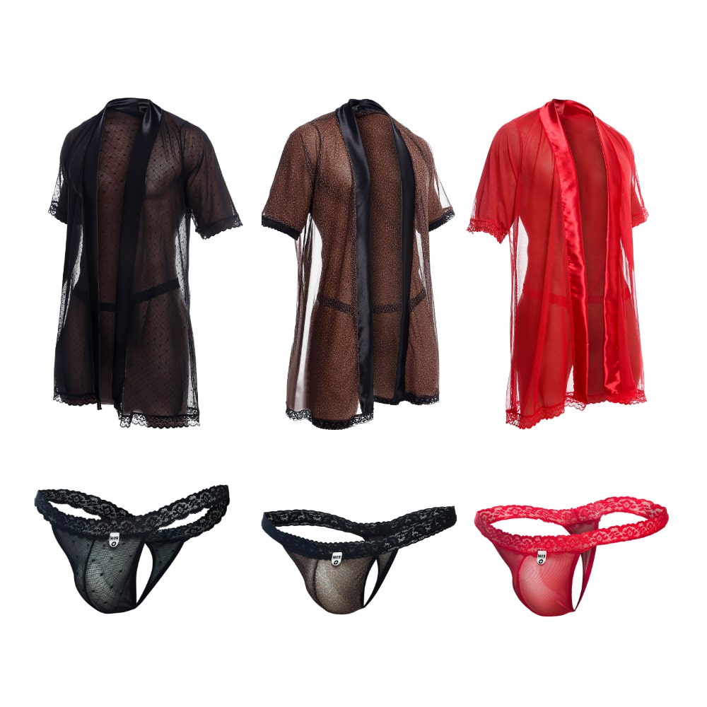 MOB Sultry Robe & Thong set - view 11