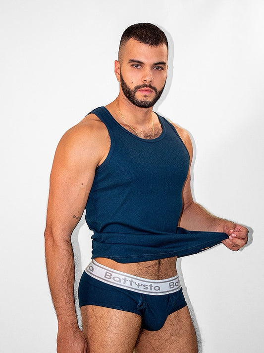 Cobalt Tank Top | MEN TANK TOP | BATTYSTA | OUTFAIR | OUTFAIR