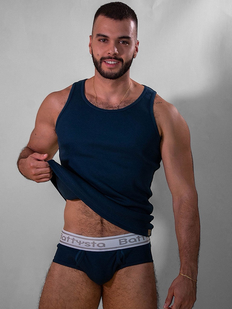 Cobalt Tank Top | MEN TANK TOP | BATTYSTA | OUTFAIR | OUTFAIR