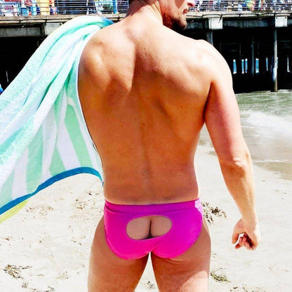 Pink Open Window Swimsuit - view 3