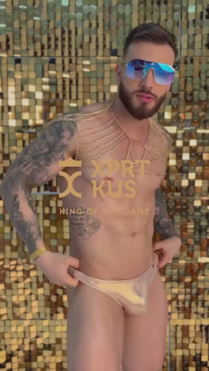 Adonis GLAM BOY Gold Bikini